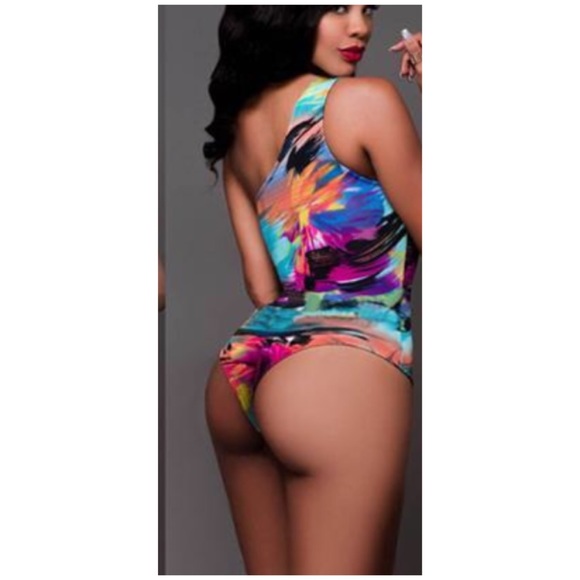 Sexy Hollow Out One Piece & Cover Up 💦 💧 - Picture 4 of 5